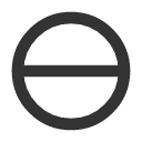 иконка circle half vertical, circle, half, батарея, vertical