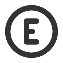 иконки circle letter e, circle, letter, почта