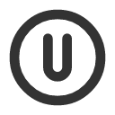 иконки circle letter u, circle, letter, почта