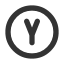 иконки circle letter y, circle, letter, почта