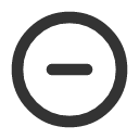 иконки circle minus, circle, minus, минус