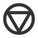 иконка circle triangle, circle, triangle, треугольник