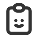 иконка clipboard smile, clipboard, буфер обмена, smile, смайлик