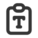 иконка clipboard typography, clipboard, буфер обмена, typography
