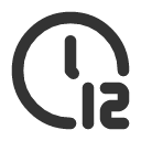 иконка clock 12, clock, часы, 12