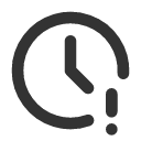 иконка clock exclamation, clock, часы, exclamation, предупреждение