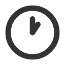 иконка clock hour 1, clock, часы, hour