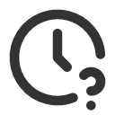 иконка clock question, clock, часы, question, вопрос