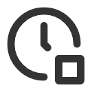 иконка clock stop, clock, часы, stop, стоп