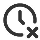 иконка clock x, clock, часы
