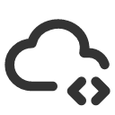 иконки cloud code, cloud, облако, code, код