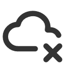 иконки cloud x, cloud, облако