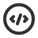 иконки code circle 2, code, код, circle