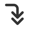 иконки corner right down double, corner, right, стрелка, down, double