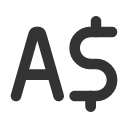 иконка currency dollar australian, currency, dollar, доллар, australian