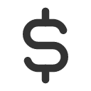 иконка currency dollar, currency, dollar, доллар