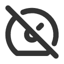 иконка dashboard off, dashboard, приборная панель, off