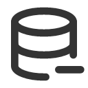 иконки database minus, database, база данных, minus, минус