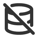 иконки database off, database, база данных, off