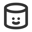 иконка database smile, database, база данных, smile, смайлик