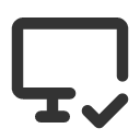 иконки device desktop check, device, desktop, рабочий стол, check, галочка