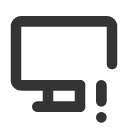 иконка device desktop exclamation, device, desktop, рабочий стол, exclamation, предупреждение