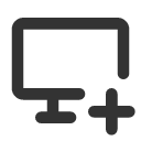 иконки device desktop plus, device, desktop, рабочий стол, plus, плюс