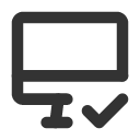 иконка device imac check, device, imac, монитор, check, галочка