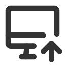 иконка device imac up, device, imac, монитор, up, стрелка вверх