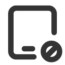 иконка device ipad cancel, device, ipad, планшет, cancel, отмена
