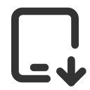 иконки device ipad down, device, ipad, планшет, down, стрелка