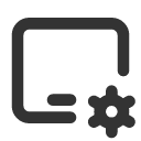 иконки device ipad horizontal cog, device, ipad, планшет, horizontal, документ, cog