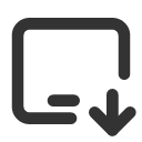 иконки device ipad horizontal down, device, ipad, планшет, horizontal, документ, down, стрелка