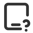 иконка device ipad question, device, ipad, планшет, question, вопрос