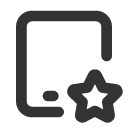 иконка device ipad star, device, ipad, планшет, star, звезда