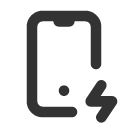 иконка device mobile bolt, device, mobile, телефон, bolt, напряжение