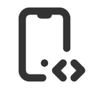 иконка device mobile code, device, mobile, телефон, code, код