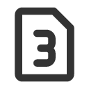 иконка device sim 3, device, sim