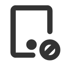 иконка device tablet cancel, device, tablet, планшет, cancel, отмена