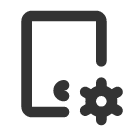 иконка device tablet cog, device, tablet, планшет, cog