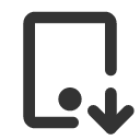 иконка device tablet down, device, tablet, планшет, down, стрелка