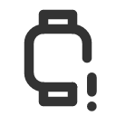 иконка device watch exclamation, device, watch, часы, exclamation, предупреждение