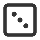 иконки dice 3, dice, игральная кость