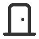 иконка door, дверь