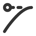 иконки ease out control point, ease, out, control, point