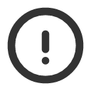 иконка exclamation circle, exclamation, предупреждение, circle