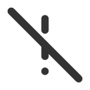 иконка exclamation mark off, exclamation, предупреждение, mark, маркер, off