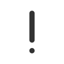 иконка exclamation mark, exclamation, предупреждение, mark, маркер