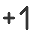 иконка exposure plus 1, exposure, plus, плюс