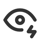 иконка eye bolt, eye, глаз, bolt, напряжение